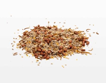 Strooivoer High Energy & No Mess vogelvoer met Gepelde Pinda's