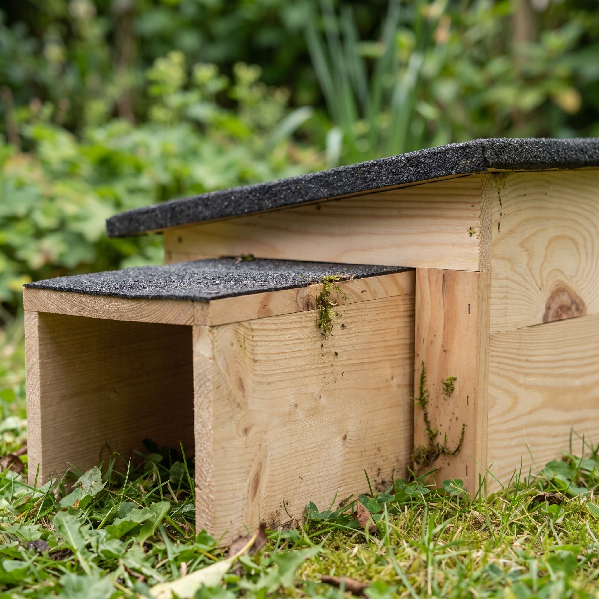 Egelhuis Eggi in de tuin
