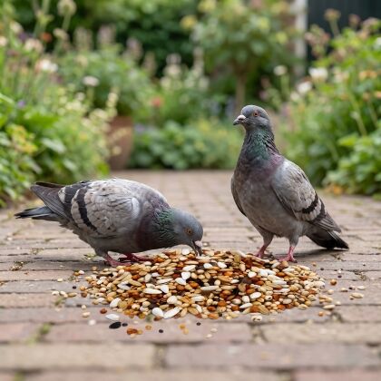Duiven eten Premium Duivensnoepzaad
