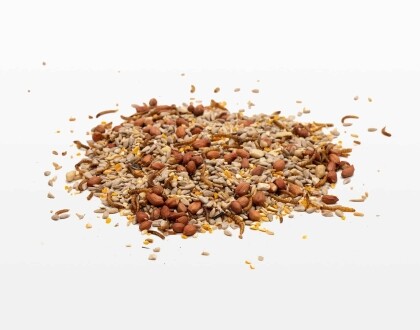 Strooivoer High Energy & No Mess vogelvoer met Gepelde Pinda's